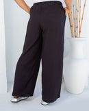 Conjunto plus size chic calça alfaiataria e kimono alongado