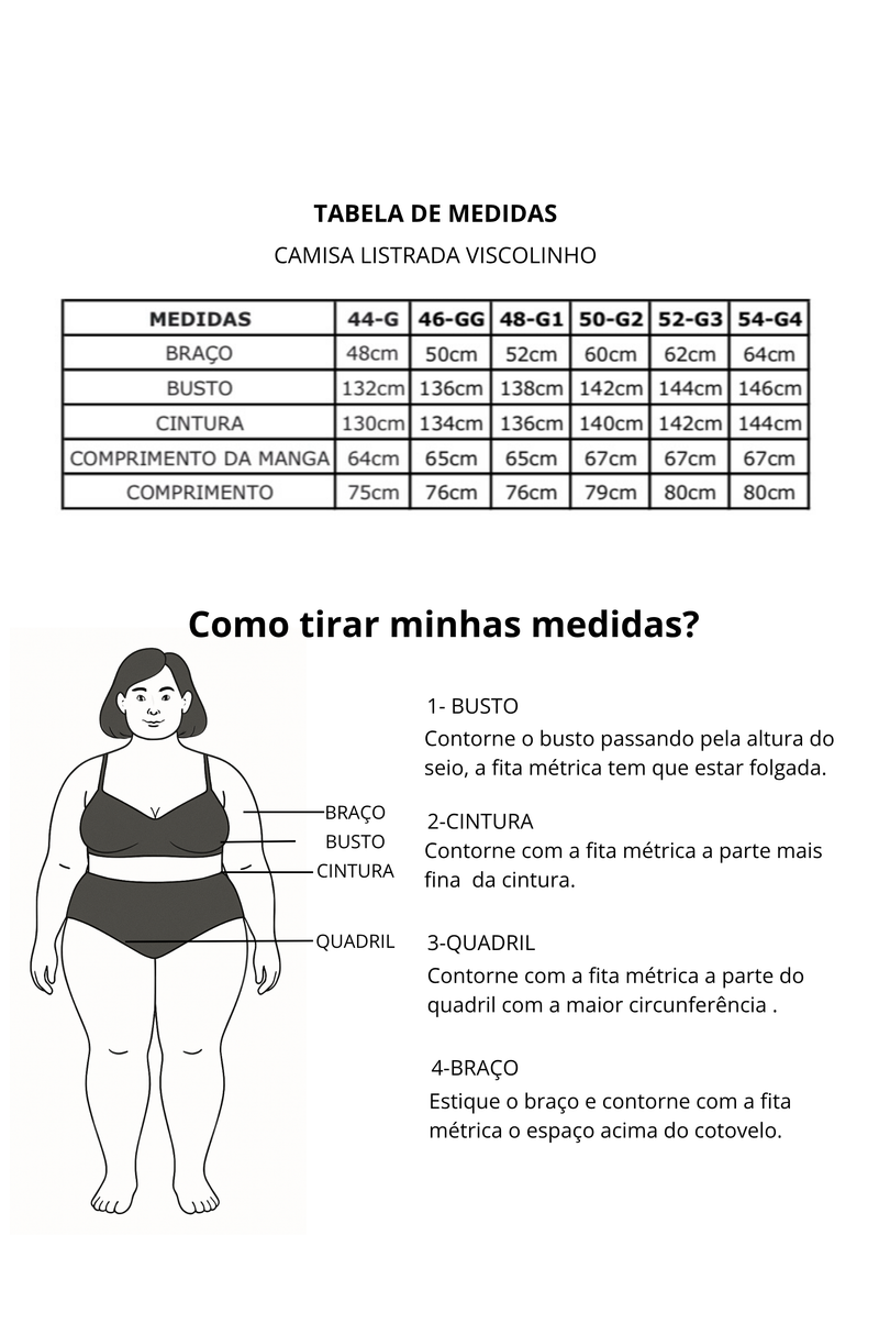Camisa Listrada Caramelo e Branca Elegância e Conforto para Mulheres Plus Size e Midsize