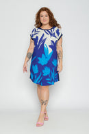 Vestido plus size curto soltinho