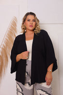 Conjunto Plus size Chic Calça e Kimono estiloso