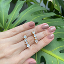 Brinco Ear Cuff Dourado com Zircônias – Brilho e Sofisticação