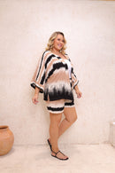 Conjunto Plus size Chic Shorts e Kimono