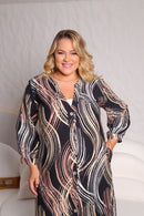 Chemise/Vestido plus size chic e elegante