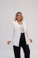 Blazer Feminino Plus Size Chic Off