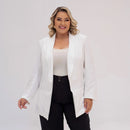 Blazer Feminino Plus Size Chic Off