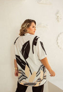 Camisa plus size feminina branca