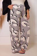 Conjunto Plus size Chic Calça e Kimono estiloso