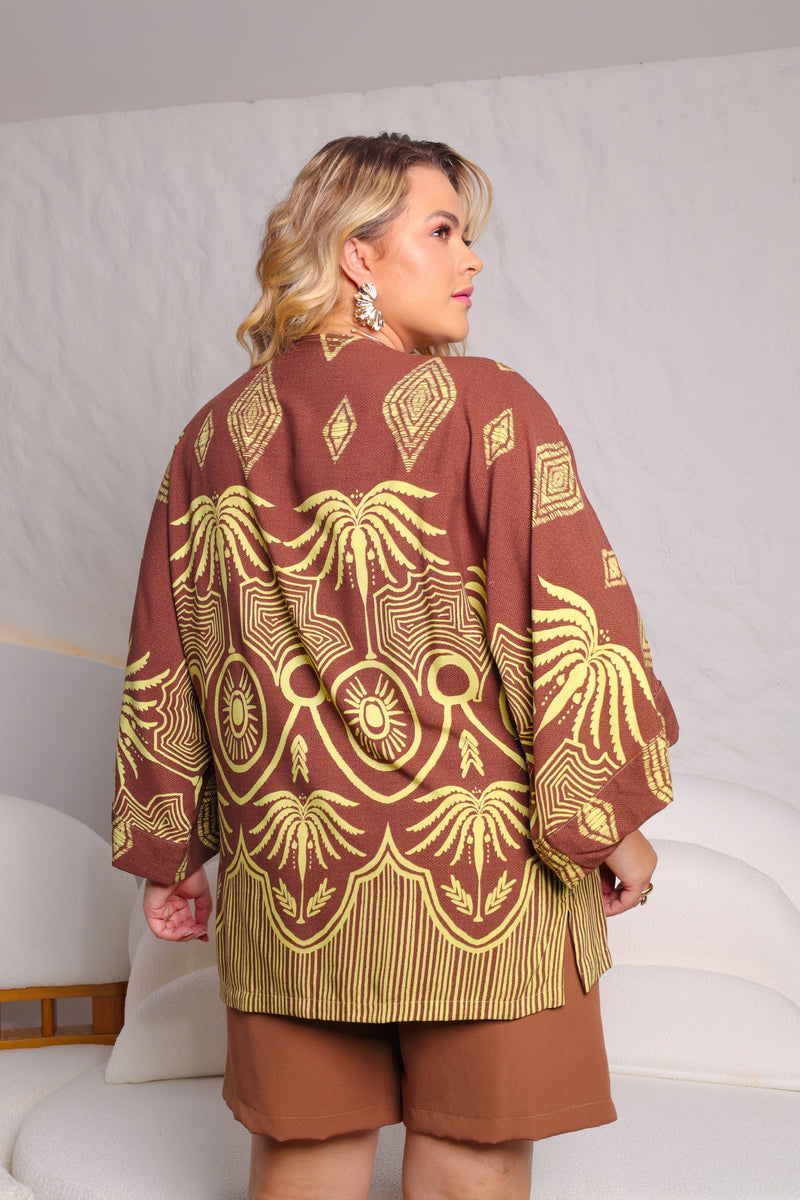 Cardigan/Kimono plus size elegante