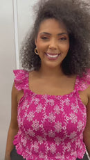 Cropped Plus Size de Laíse Pink