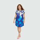 Vestido plus size curto soltinho